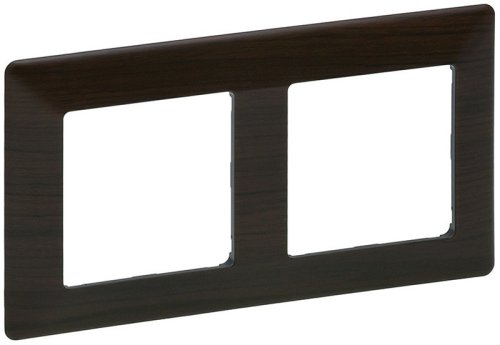 Рамка универсальная Legrand Valena Life 2-м. темное дерево картинка